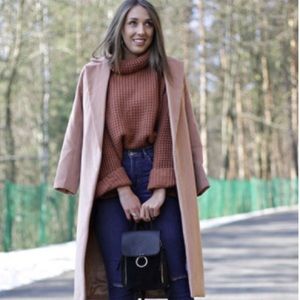 Override orange sweater